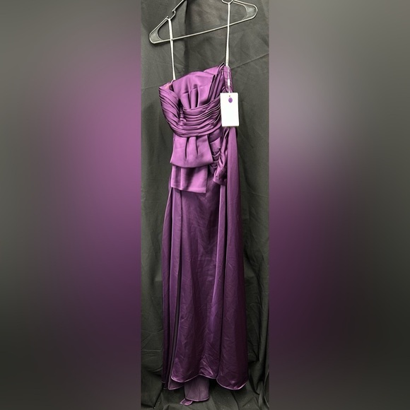 MAC DUGGAL 20585 NWT Strapless Bow Front Detailed Gown - Picture 4 of 6